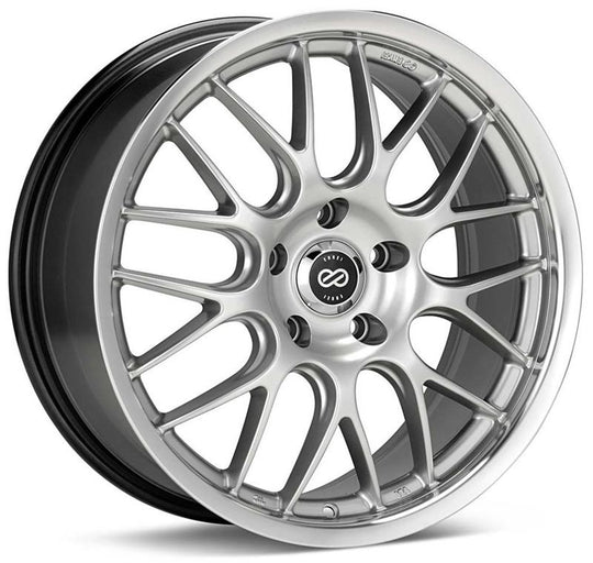 Enkei Lusso 20x9.5 35mm Offset 5x120 Bolt Pattern 72.6 Bore Hyper Silver Wheel - 469-295-1235HS