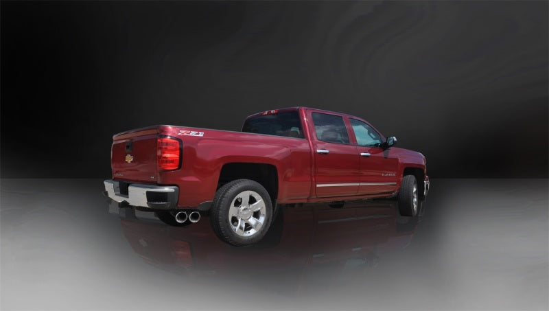 Corsa 2014-19 Sierra/Silvrd 1500 Crew/Dbl / Short/Std. Bed 6.2L V8 Polished Sport Single SideCB Ext - 14866