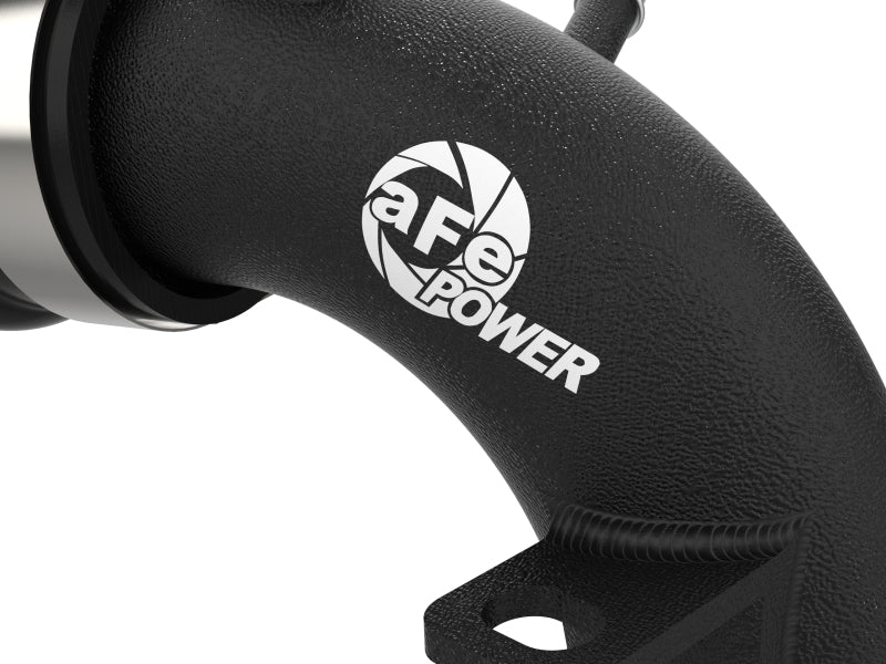 aFe 21-23 Ford Bronco V6-2.7Ltt BladeRunner Alum Hot & Cold Charge Pipe Kit - Black - 46-20584-B