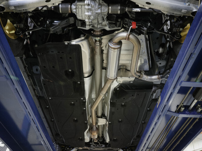 aFe Rebel Series 2.5in 409 SS Cat-Back Exhaust w/ Black Tip 2022 Ford Maverick - 49-33144-B