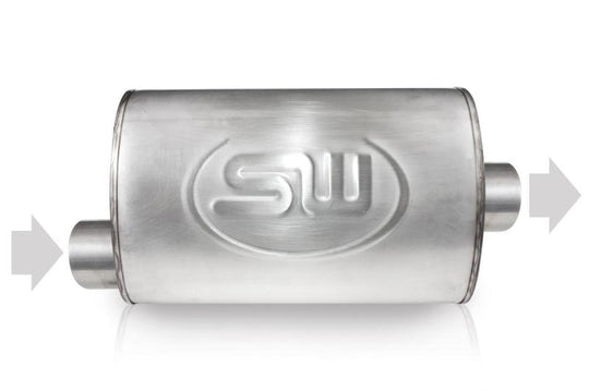 Stainless Works 2.25in ID OFFSET INLET/ 2.25in OD CENTER OUTLET 4inX8in - TM4C22O22C