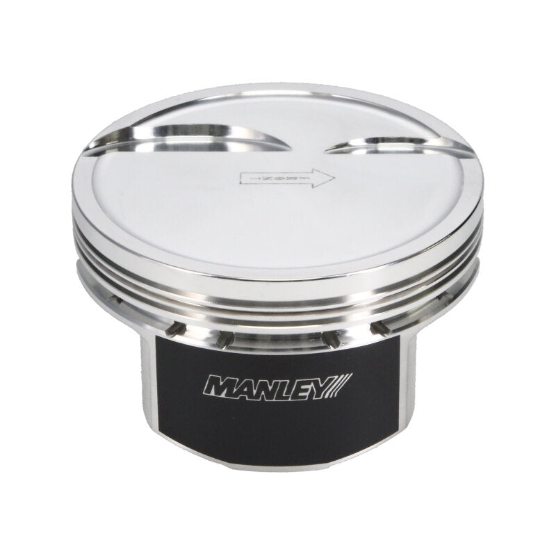 Manley Small Block Chevy LS Series 4.070in Bore - 1.065in CD - -10 cc Dish Platinum Series Pistons - 596570C-8