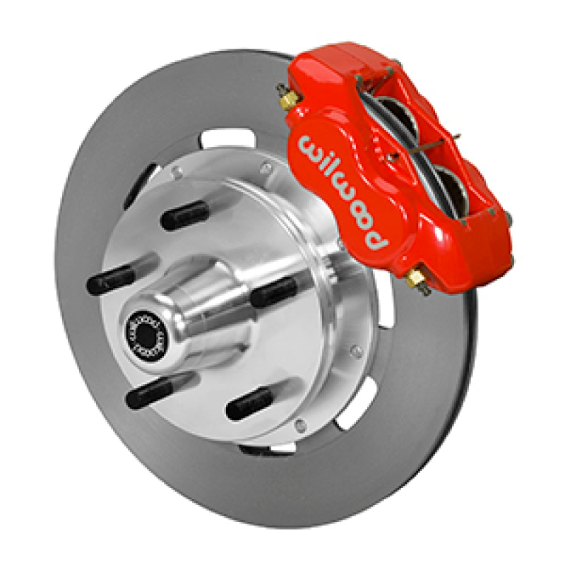 Wilwood Forged Dynalite Front Kit 19.00in Plain Rotor Red WWE ProSpindle (5x5.00in Hub) - 140-14532-R