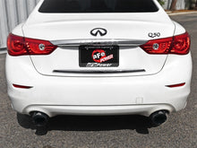Load image into Gallery viewer, aFe Takeda 2.5in 304 SS Axle-Back Exhaust w/ Black Tips 16-18 Infiniti Q50 V6-3.0L (tt) - 49-36130NM-B