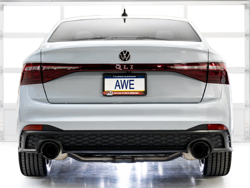 AWE Tuning 22-25 Volkswagen Jetta GLI Touring Edition Exhaust - Diamond Black Tips - 3015-33275