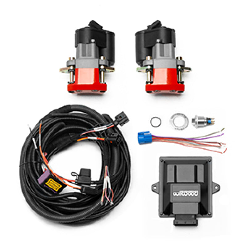 Wilwood Electronic Parking Brake Rear Retrofit Kit - 0.810in Rotor w/ Red Caliper - 140-15978-RD
