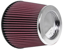 Load image into Gallery viewer, K&amp;N Universal Chrome Filter 6in Flange ID x 7.5in Base OD x 5in Top OD x 6in H - RC-4381