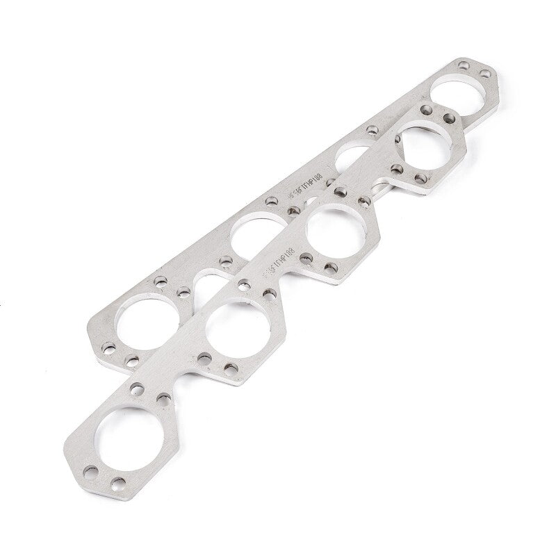Stainless Works Small Block Ford Trick Flow High Port Header 304SS Exhaust Flanges 1-7/8in Primaries - HFSBFTFHP188