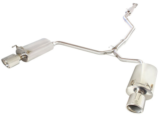 aFe Takeda Exhaust 304SS Dual Cat-Back w/ Polished Tips 13-17 Honda Accord LX/EX/EX-L Sedan L4 2.4L - 49-36605