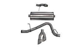 Corsa 2015-2020 Chevy Tahoe/GMC Yukon Cat-Back Exhaust Sport 3in Single Side Twin Polished 4in Tips - 14859