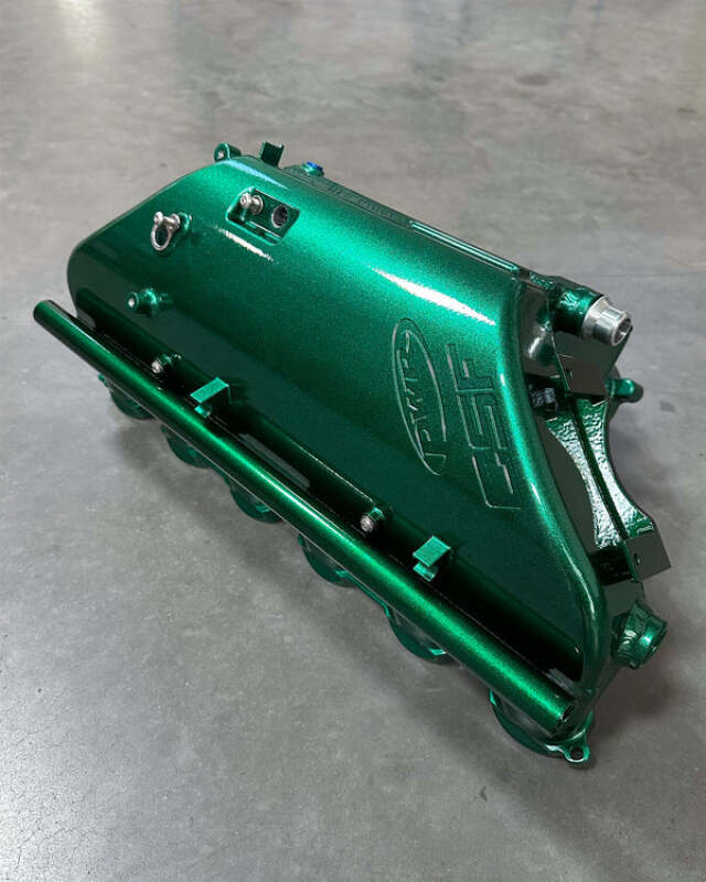 CSF BMW M2/M3/M4 S58 (G8X) Charge-Air Cooler Manifold - Isle of Man Green - 8233IMG