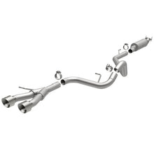 Load image into Gallery viewer, MagnaFlow 13 Hyundai Veloster 1.6L Turbo Dual Center Rear Exit Stainless Cat Back Perf Exhaust - 15215