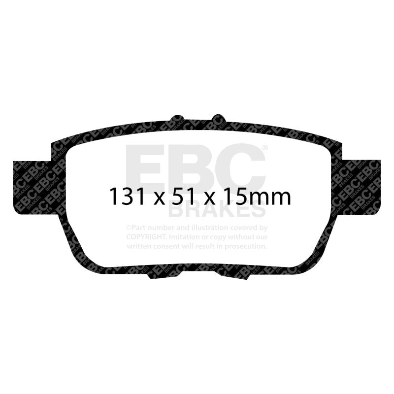 EBC 09-14 Acura TL 3.5 Redstuff Rear Brake Pads - DP31754C