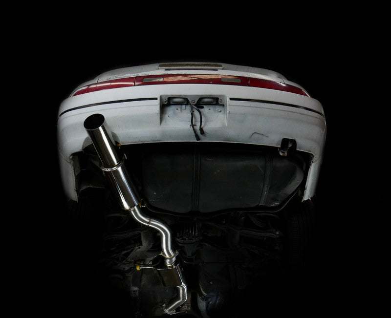 ISR Performance Series II - GT Single Exhaust System - Resonated - 89-94 Nissan 240sx (S13) - IS-S2GTR-S13