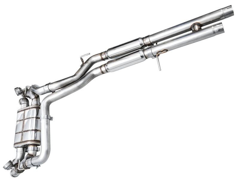 AWE Tuning 21+ Wrangler 392 Switchpath Cat-Back Exhaust- Quad BashGuards - 3025-41392