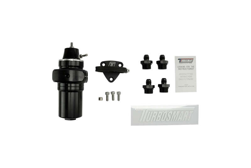 Turbosmart FPRF6 Fuel Pressure Regulator and Filter - Black - TS-0404-1522