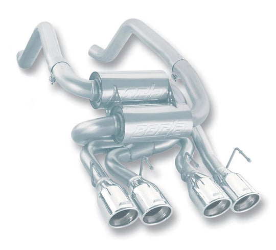 Borla 05-08 Corvette Convertible/Coupe 6.0L/6.2L 8cyl SS S-Type Exhaust (REAR SECTION ONLY) - 11744