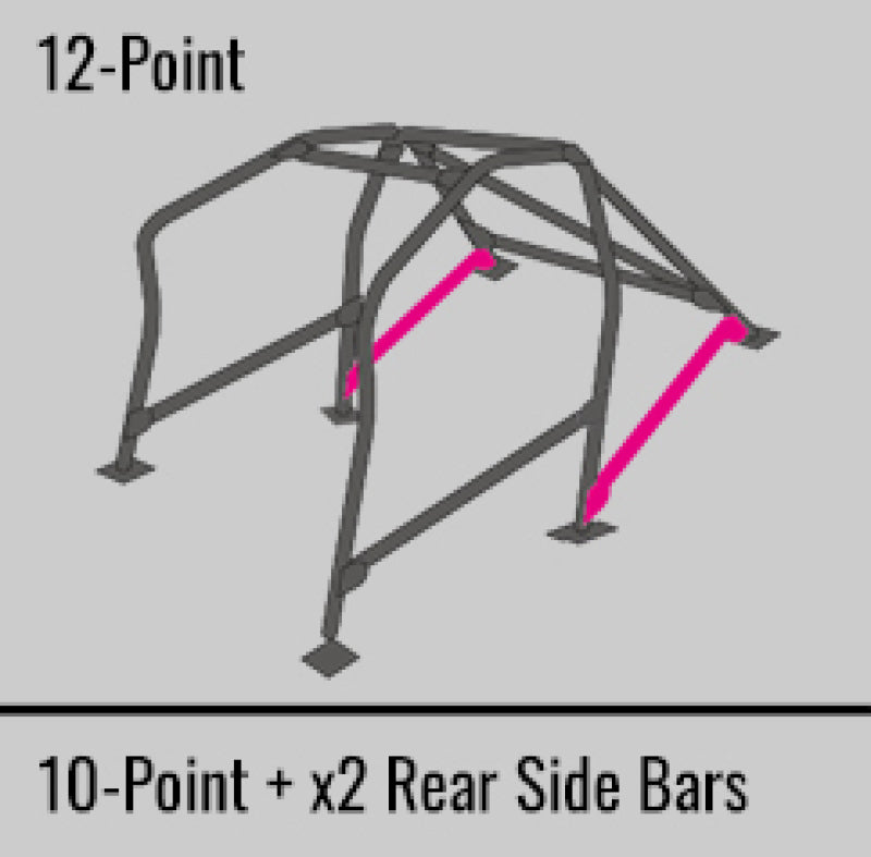 Cusco Steel Roll Cage 12 Point 2 Passenger Escape Dash 2015 Subaru WRX / STI - 6A1 270 W12