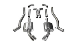 Corsa 2011-2015 Chevrolet Camaro SS 6.2L V8 Manual Polished Xtreme 3in Cat-Back - 14968