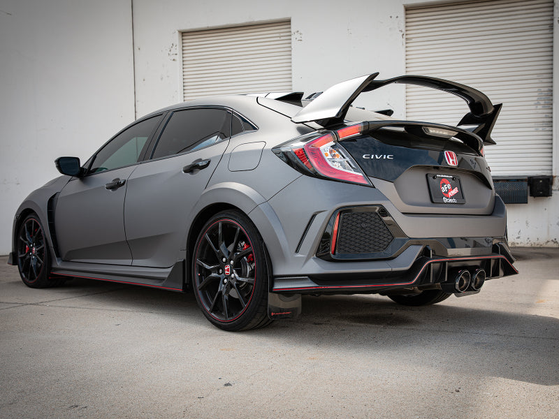aFe Takeda 2.5in 304SS Axle-Back Exhaust System 17-19 Honda Civic Type R L4-2.0L (t) - 49-36626-C