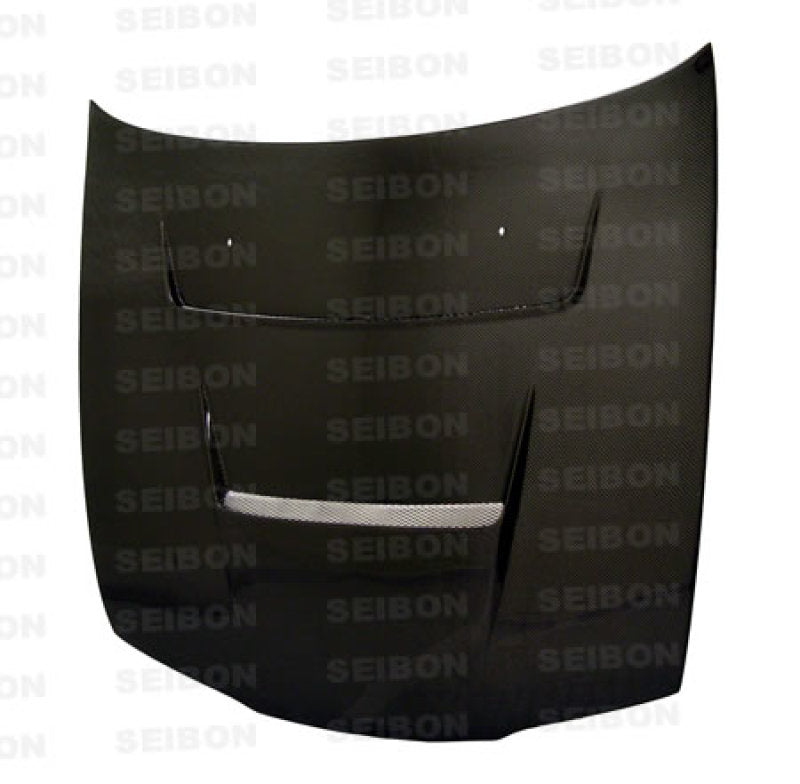 Seibon 95-96 Nissan 240sx DV Carbon Fiber Hood - HD9596NS240-DV