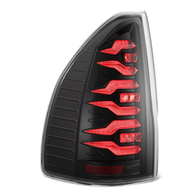 AlphaRex 14-21 Lexus GX470 Luxx-Series LED Tail Lights - Alpha-Black - 678012