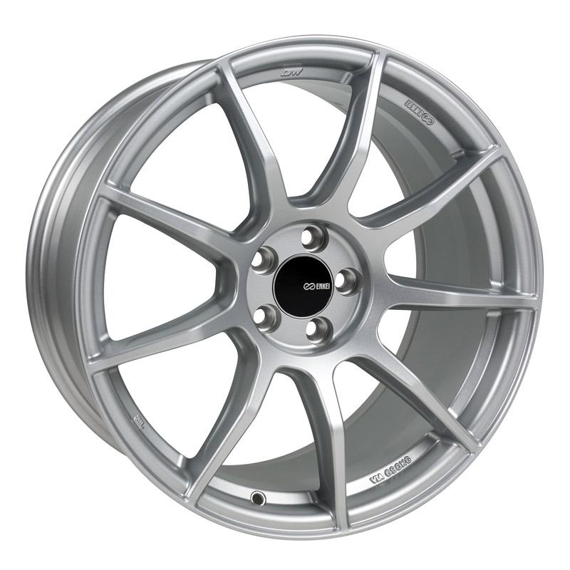 Enkei TS9 18x8 5x114.3 50mm Offset 72.6mm Bore - Silver Paint - 492-880-6550SP