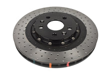 Load image into Gallery viewer, DBA 2020+ Chevrolet Corvette C8 Z51 Front 2-Piece Cross Drilled 5000 Series Rotor - DBA53928BLKXD