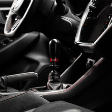 Load image into Gallery viewer, Cobb Subaru 6-Speed Tall Weighted COBB Shift Knob - Black (Incl. Both Red + Blk Collars) - 213370-BK
