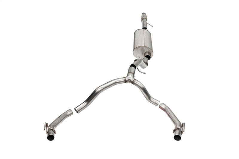 Corsa 21-25 Cadillac Escalade 6.2L Dual Rear 3.5/2.75in Sport Cat-Back Exhaust Uses Factory Bezels - 21131