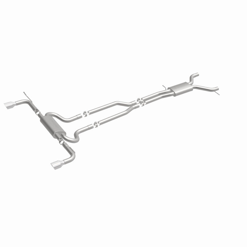 MagnaFlow 07 Audi Q7 V8 4.2L Dual Split Rear Exit Stainless Cat-Back Perf Exhaust - 15085