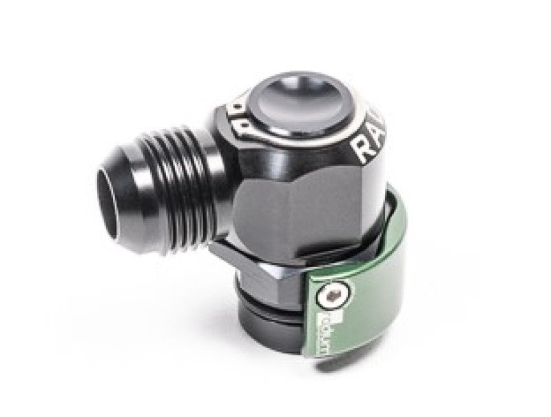 Radium V2 Quick Connect 19mm Male to 10AN Male 90 Degree - 20-0748