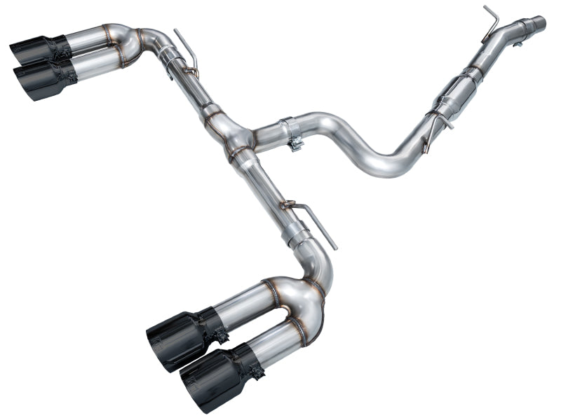 AWE Tuning 22-24 Audi 8Y S3 Track Edition Exhaust - Diamond Black Tips - 3020-43897