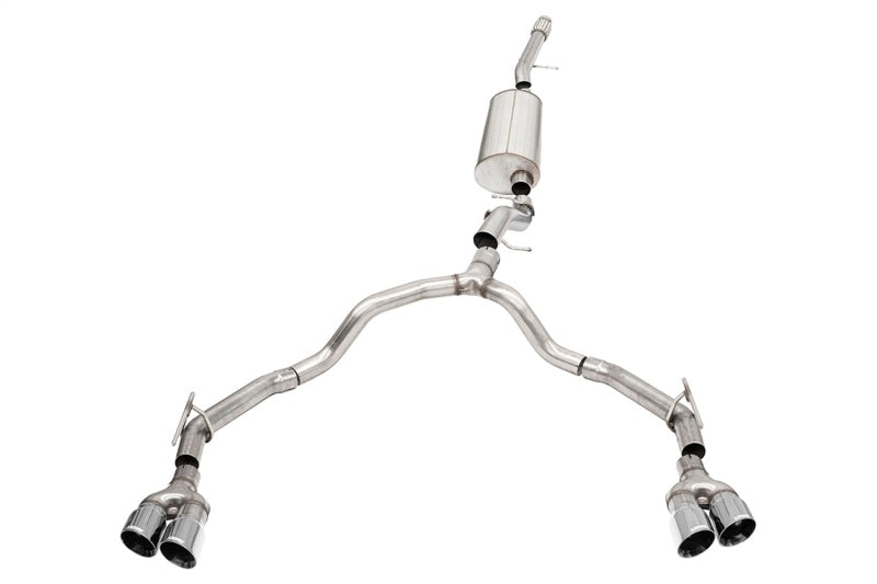 Corsa 2021-2025 Suburban/GMC Yukon XL 6.2L 4WD Dual Rear 3/2.75in Sport Cat-Back DW 4in Pol Tips - 21130