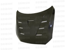 Load image into Gallery viewer, Seibon 08-12 Mitsubishi Evo X TS-style Carbon Fiber Hood - HD0809MITEVOX-TS