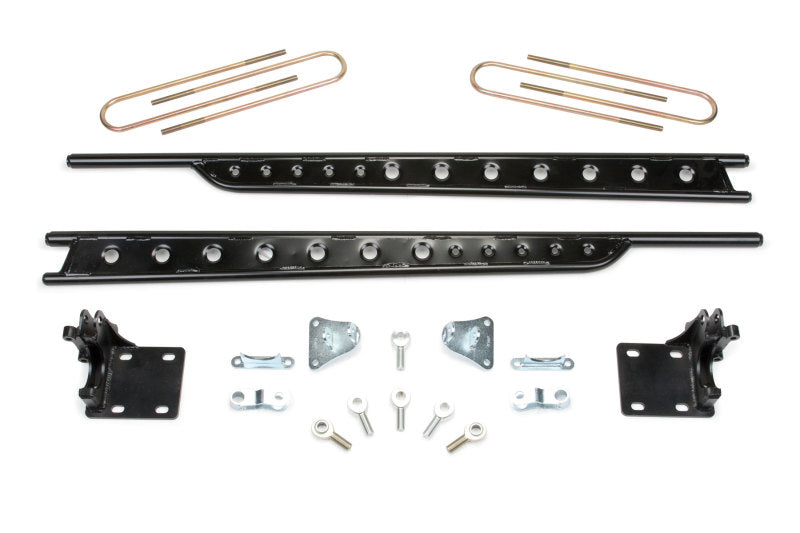 Fabtech 11-16 Ford F250/350 4WD Short Bed Floating Rear Traction Bar System - FTS62006