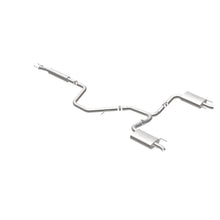 Load image into Gallery viewer, MagnaFlow Cat-Back SS 2.25/2.5in Dual Split Rear Exit Polished 3in Tip 2015 Chev Impala 3.6L V6 - 19023