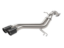 Load image into Gallery viewer, aFe Takeda 13-17 Hyundai Veloster L4-1.6L 2-1/2in 304 SS Axle-Back Exhaust w/ Carbon Fiber Tips - 49-37019-C