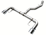AWE Tuning 19-23 BMW 330i / 21-23 BMW 430i Base G2X Track Edition Axle-Back Exhaust - Chrome Silver - 3020-32429