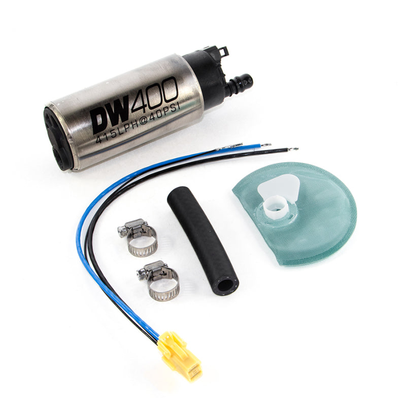DeatschWerks 415LPH DW400 In-Tank Fuel Pump w/ 9-1045 Install Kit 05-10 Ford Mustang (Except GT500) - 9-401-1045