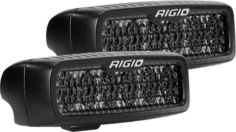 Rigid Industries SR-Q Series PRO Midnight Edition - Spot - Diffused - Pair - 905513BLK