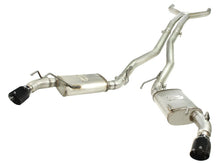Load image into Gallery viewer, aFe MACHForce XP Exhaust 3in Stainless Stee CB/10-13 Chevy Camaro V8-6.2L (td) (gloss blk tip) - 49-44039-B