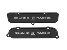 Load image into Gallery viewer, Skunk2 Black Anodized Billet 6061 Aluminum Intake &amp; Exhaust Port Covers - K-Series Cylinder Heads - 666-05-0100