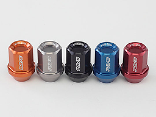 Rays Dura-Nut L32 Straight Type 12x1.50 Lug Nut Set 4 Lug 4 Lock Set - Black - WDURA32121504PB