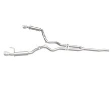 Load image into Gallery viewer, MagnaFlow Cat-Back 15-16 Ford Mustang 2.3L L4 Competition SS 3in Dual Split Rear 4.5in Black Tips - 19256