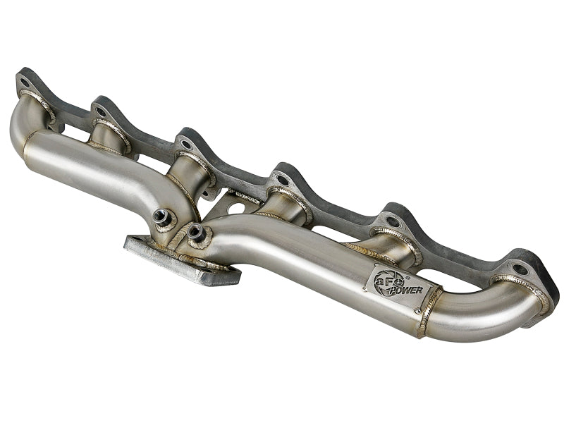aFe Twisted Steel Header Turbo Manifold (T3) 98.5-02 Dodge Diesel Trucks L6 5.9L (td) - 48-32020