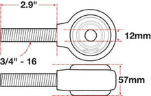 Load image into Gallery viewer, SPC Performance xAxis Rod End Ball Joint