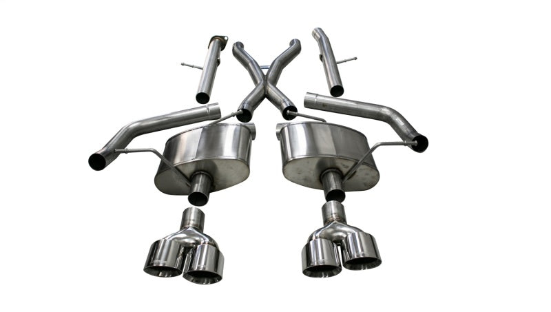 Corsa 18-21 Jeep Grand Cherokee TrackHawk 6.2L Xtreme Cat-Back Dual Rear Exit w/4.5in Polished Tips - 21052