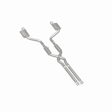 Load image into Gallery viewer, MagnaFlow 11-12 Dodge Charger SRT-8 Hemi Dual Split Rear Exit Stainless Cat-Back Performance Exhaust - 15494