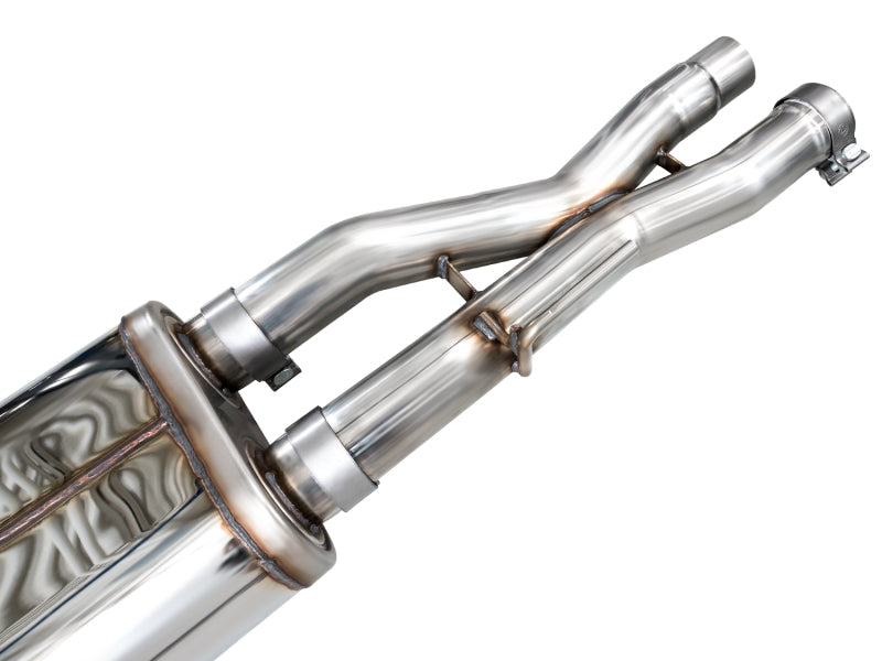 AWE Tuning Gen 3 Raptor SwitchPath Exhaust - Chrome Silver Tips - 3025-32356